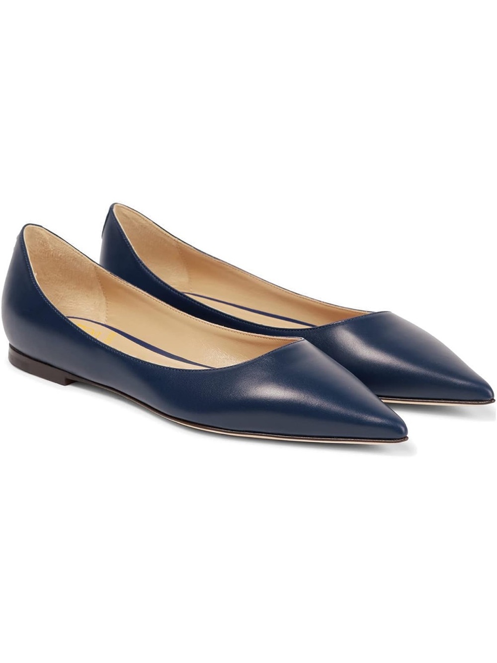 Women Comfortable Ballet Flats Shoes Pointed Closed Toe Slip On